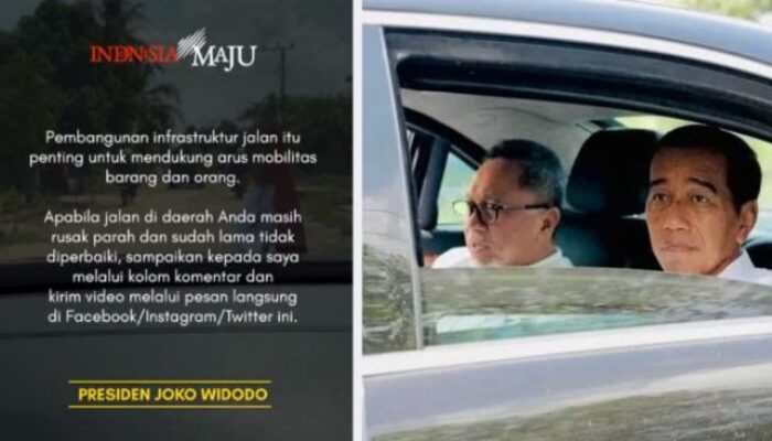 Presiden Jokowi Persilakan Netizen DM-kan Jalan Rusak di Daerah Masing-masing ke Akun Pribadinya