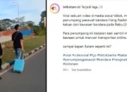 Aksi Jalan Kaki di Bandara Batam, Netizen: Tolong Bapak Wali Kota Amankan Dulu Bandara Ini!