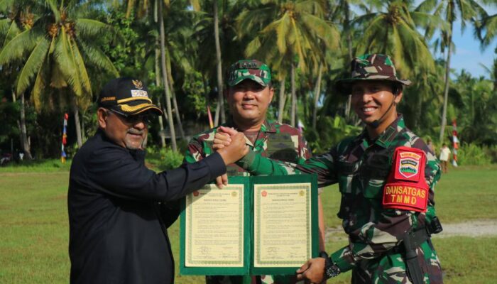 Kodim 0317/TBK Gelar Upacara Pembukaan TMMD ke-117 Tahun 2023