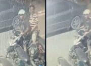Terpantau CCTV Kawanan Maling Helm di Depan PN Batam, Begini Mereka Cara Kabur