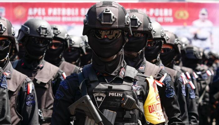 200 Brimob Dikirim ke Gorontalo Usai Kantor Bupati Pohuwato Dibakar