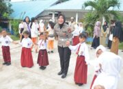 Trauma Healing Dilakukan Polresta Barelang di Dua Sekolah Rempang Pasca Bentrok Mencekam
