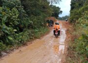 Akses Jalan GOR Natuna Becek Berlumpur, Warga: Padahal Turnamen Tahunan di Sini