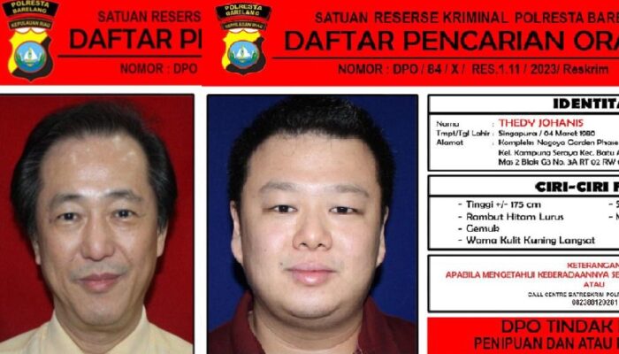 Bos PT Jaya Putra Kundur Diduga Kabur ke Singapura, Polisi Siapkan Red Notice