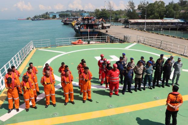 5 WNI yang Selamat dari Kapal Karam di Perairan Malaysia Akhirnya Dijemput Basarnas Tanjungpinang