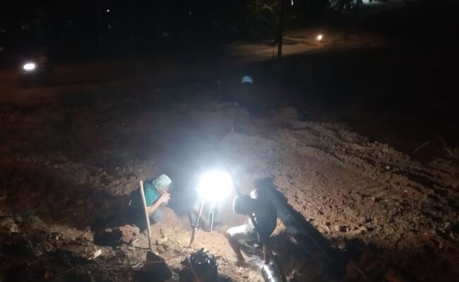 Lagi-lagi Pipa Bocor Kena Escavator di Batam; 3 Perumahaan di Sekupang Kena Dampaknya