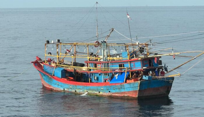 Duh, Sejumlah Kapal Ikan Digerebek Patroli KKP di Perairan Natuna