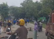 Breaking News! Penggusuran Ruli Kampung Pelita Ricuh Lumpuhkan Jalan Raya