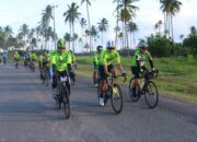 Jajal Trek Natuna dengan Sepeda, Danlanud Terkesan Natuna Ride 2023