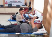 Libatkan PMI, Pegawai Rutan Batam Rutin Donor Darah