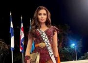 Final Miss Universe 2023, Fabienne Nicole Pakai Gaun Merah Daur Ulang