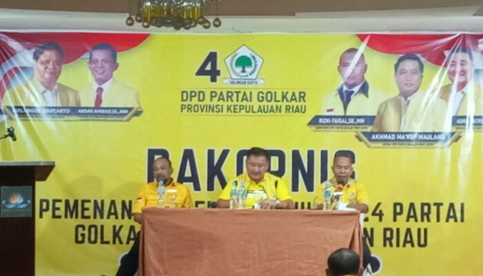 Target 20% Kursi Pileg 2024, Asmin Patros Berharap Tuah Kader Muda Golkar di Kepri