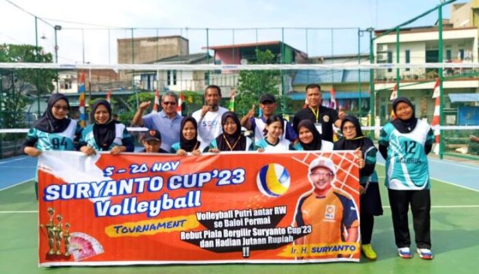 Turnamen Voli Suryanto Cup’ 23: Mencari Bibit Unggul Atlet Voli Putri di Baloi Permai, Batam