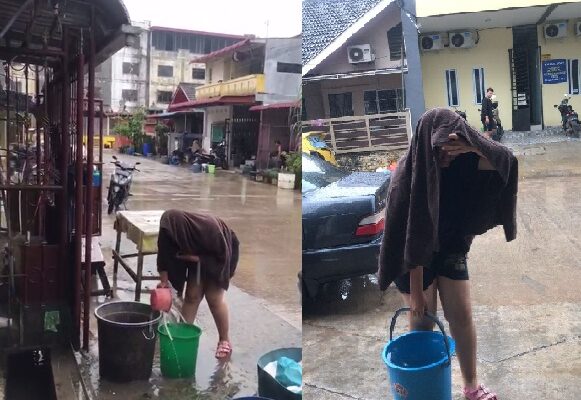Merananya Warga di Batam Mati Air Berhari-hari, Ambil ke Masjid hingga Tampung Air Hujan