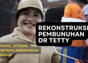 [Video] Sadis! Rekonstruksi Pembunuhan Eks Dirut RSUD Padangsidimpuan Tetty Rumondang
