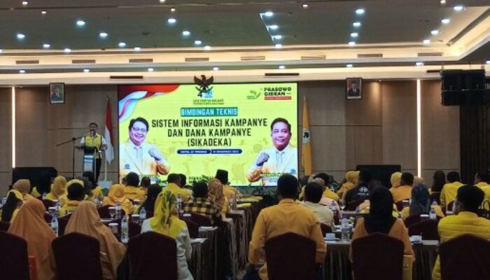 Golkar Kepri Hadirkan Bawaslu dan KPU Bekali Para Caleg Terkait SIKADEKA