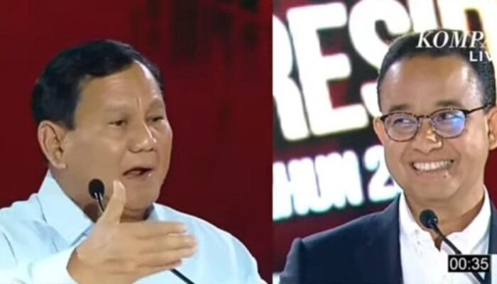 Prabowo ‘Bertubi-tubi’ Diserang Anies di Debat, Keduanya Tak Salaman Usai Acara