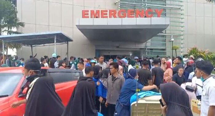 VIDEO: Penampakan Rumah Sakit Semen Padang Luluh-lantak Akibat Ledakan
