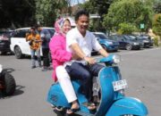 Wakil Gubernur Kepri Marlin Ungkap Alasan Boncengan Naik Vespa ke TPS Bareng Suami