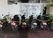 Polsek Bintan Utara Amankan 6 Unit Sepeda Motor ‘Hantu’ di Pelabuhan Roro Tanjunguban