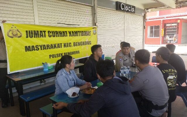 Jumat Curhat Polsek Bengkong: Warga Ngeluh Maraknya Curanmor