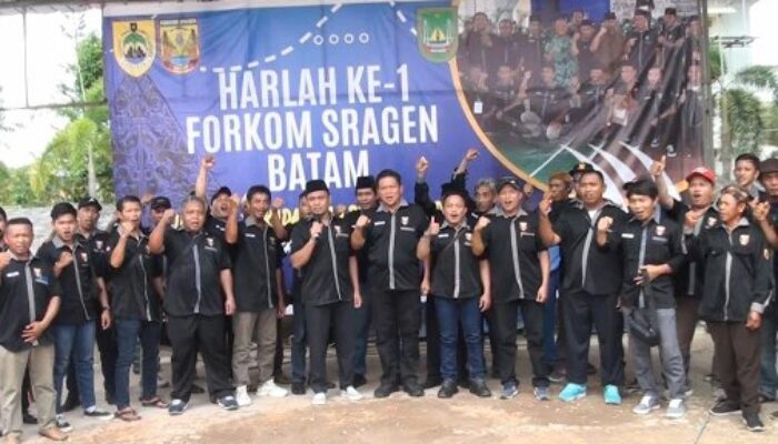 Harlah Ke-1, Forkom Sragen Batam Siap Wujudkan Pilkada di Kepri Bersih dan Damai
