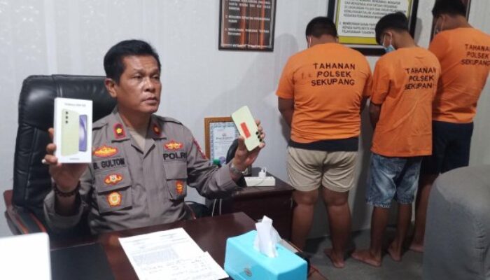 Guru TK Dijambret di Sei Temiang saat Jalan Sepi, Tiga Tersangka Diringkus Polisi