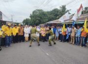 Mantan Bupati Natuna Daeng Rusnadi Muncul dengan Kursi Roda Dampingi Pasangan Cen Sui Lan-Jarmin Daftar ke KPU