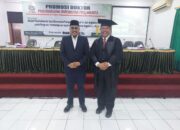 Pertahankan Disertasi, Mahadi Rahman Lulus Sidang Terbuka Promosi Doktor Ilmu Al-Qur’an