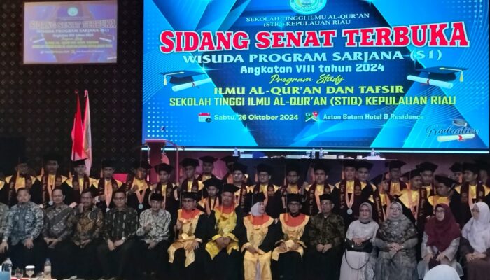Semakin Diminati, STIQ Kepri Wisuda 71 Sarjana Qur’an