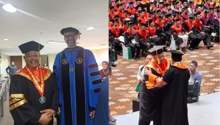 Dialog Inspiratif Direktur Quran Center Kepri Mahadi Rahman dengan Rektor Harvard di Wisuda PTIQ