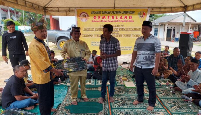 Organisasi Gemerlang Adakan Syukuran dan Silaturahmi di Rempang Galang