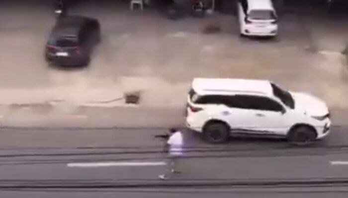 VIDEO: Polisi Kebetulan Lewat Baku Tembak dengan Curanmor Bersenjata di Bandar Lampung