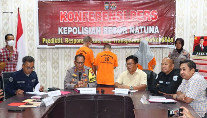 Penangkapan di Gang Karpet Biru, Polisi Bongkar Jaringan Narkoba Natuna