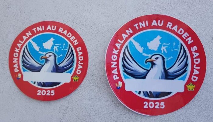Lanud Raden Sadjad Wajibkan Stiker Kendaraan Demi Tertib Lalu Lintas dan Keamanan Kawasan Militer