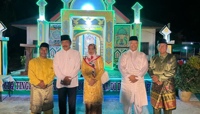 Berlangsung Meriah, Dr Mahadi Rahman Tutup MTQ Tingkat Kecamatan Sugi Besar di Desa Nyiur Permai