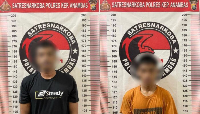 Dua Honorer PLN di Anambas Tertangkap Bawa Sabu, Terancam 20 Tahun Penjara!