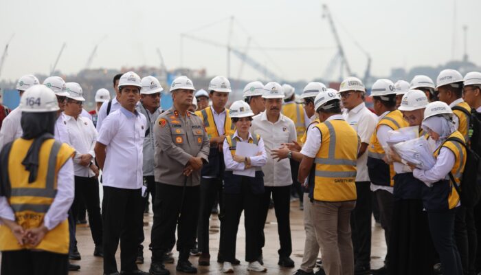 Wakil Kepala BP Batam Tinjau Persiapan Pengoperasian 4 STS Crane dari China