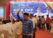 Wagub Nyanyang Buka Kick Off Pelatihan dan Pemagangan 2025, Serahkan Akreditasi 9 LPK