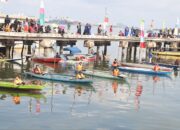 Polda Kepri Gelar Lomba Dayung dan Ketinting Meriahkan Hari Bhayangkara ke-79, Pulau Air Borong Juara