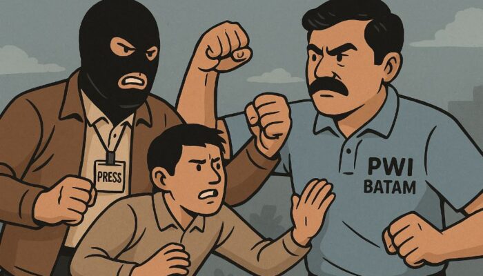 PWI Batam Melawan Preman Bertopeng Wartawan