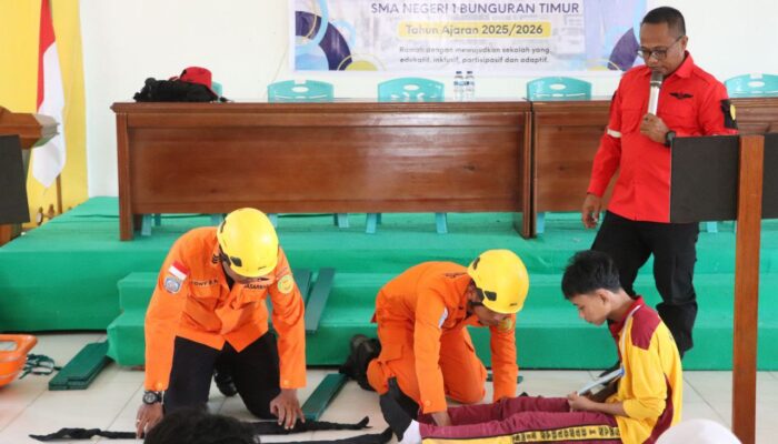 SAR Goes to School di SMAN 1 Bunguran Timur: Siswa Natuna Diajari Tanggap Darurat Sejak Dini