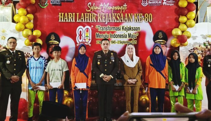 Perdana, Kejari Natuna Peringati Hari Jadi ke-80