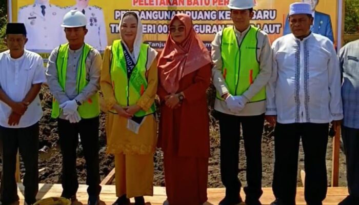 Peletakan Batu Pertama TK Negeri 002 Bunguran Timur Laut, Cen Sui Lan Beberkan Misi Besar Pendidikan Natuna