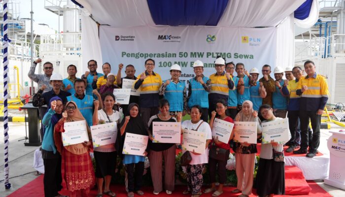 PLN Batam Resmikan 50 MW PLTMG Baru di Hari Listrik Nasional, Jawab Lonjakan Kebutuhan Energi Industri dan Data Center