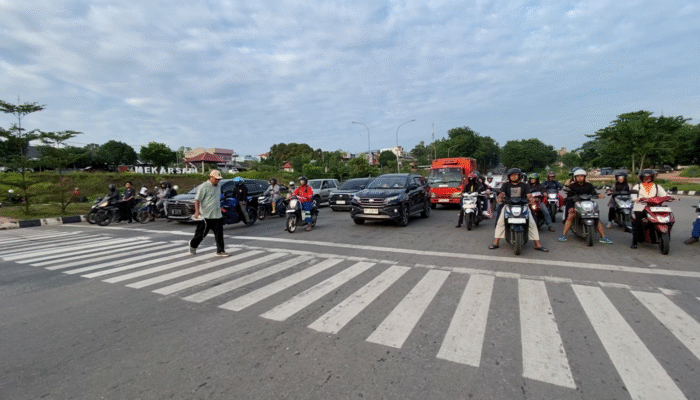 Ruqyah On The Street di Simpang Vitka Tiban, PWI Kepri Doakan Keselamatan Pengendara