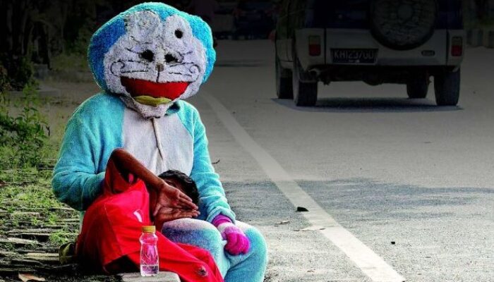 Saat Badut dan Pengemis Lansia “Ditegur Negara” di Jalur Hijau Batam