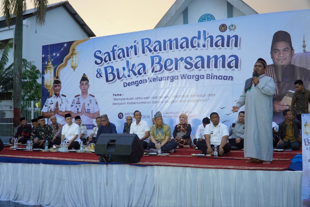 Rumah Tahanan Negara (Rutan) Kelas I Medan menggelar buka puasa bersama