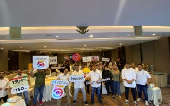 Gathering Indosat dan berbuka bersama media di Batam, Jumat (27/2/2026).