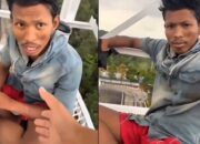 Drama 4 Jam di Tower Tembesi: Maling Kabel Nyaris Dihakimi Massa, Berhasil Dibujuk Brimob Usai Kencingi Warga